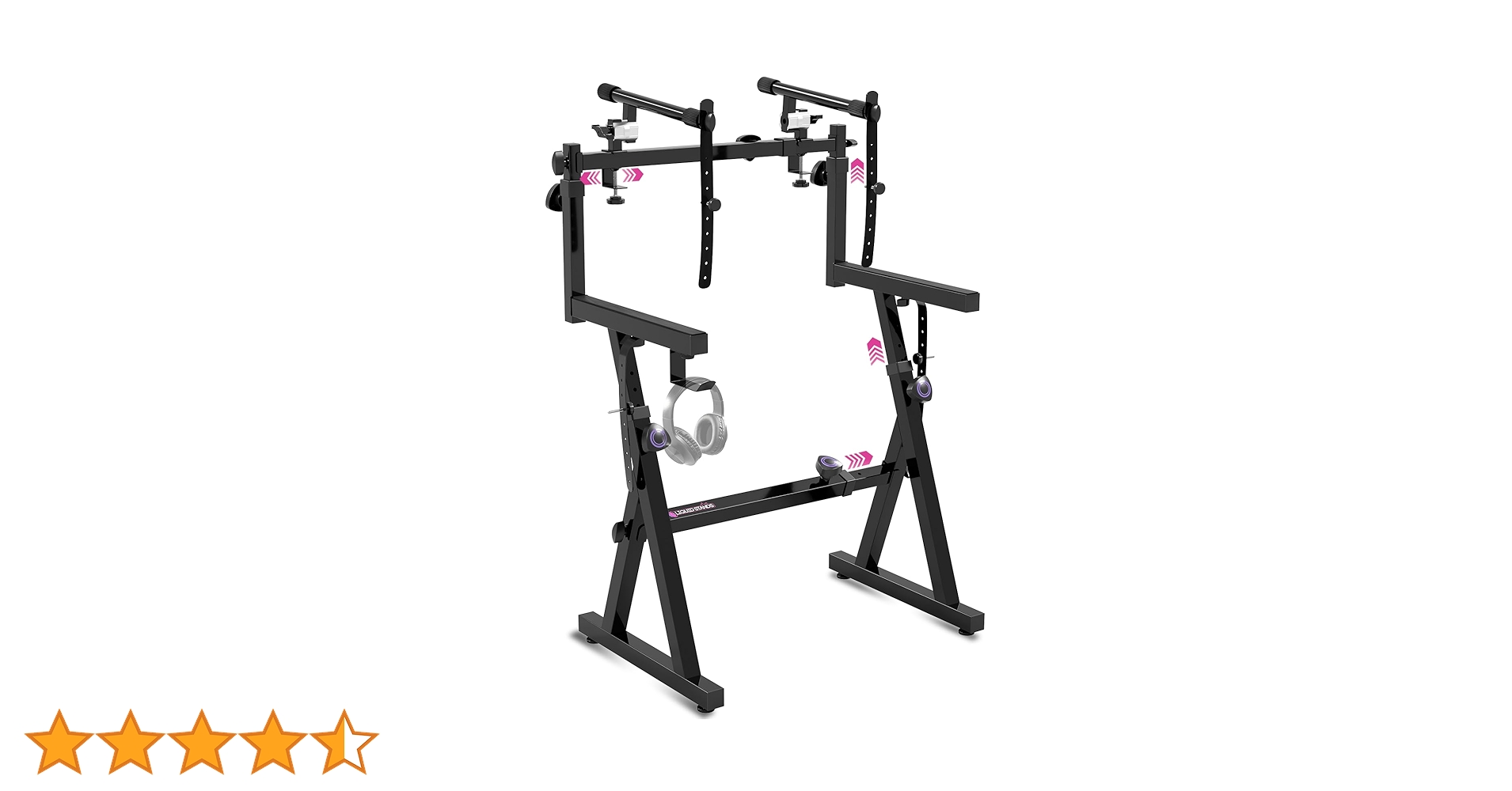 Amazon.co.jp: デュアルピアノキーボードスタンド 2段目付き - Z